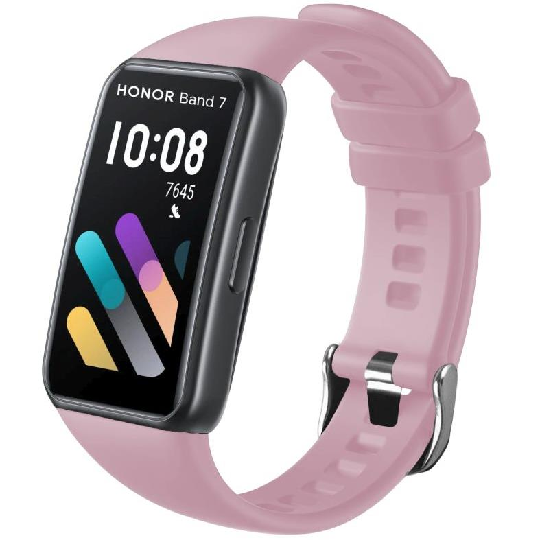 Curea smartwatch, FIXED, Pentru Honor Band 6/7, Roz (FIXSSTB-1184-PI)