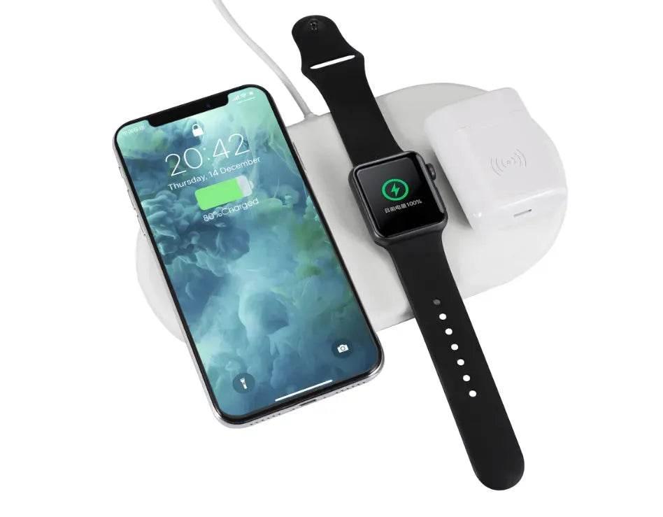 SmartCharge Pro 3-in-1 Wireless Charging Station for Phone, Smartwatch & Earbuds