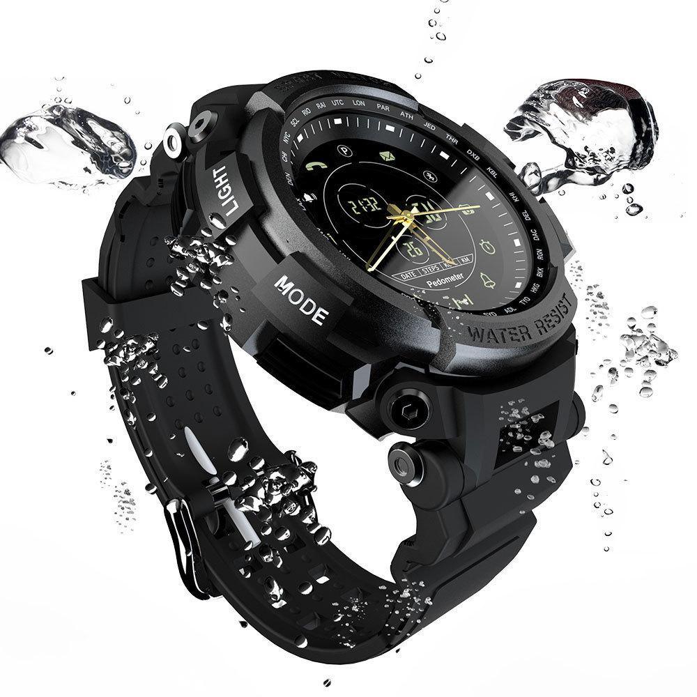 AquaFit Pro 5ATM Waterproof Smartwatch with Bluetooth Notifications