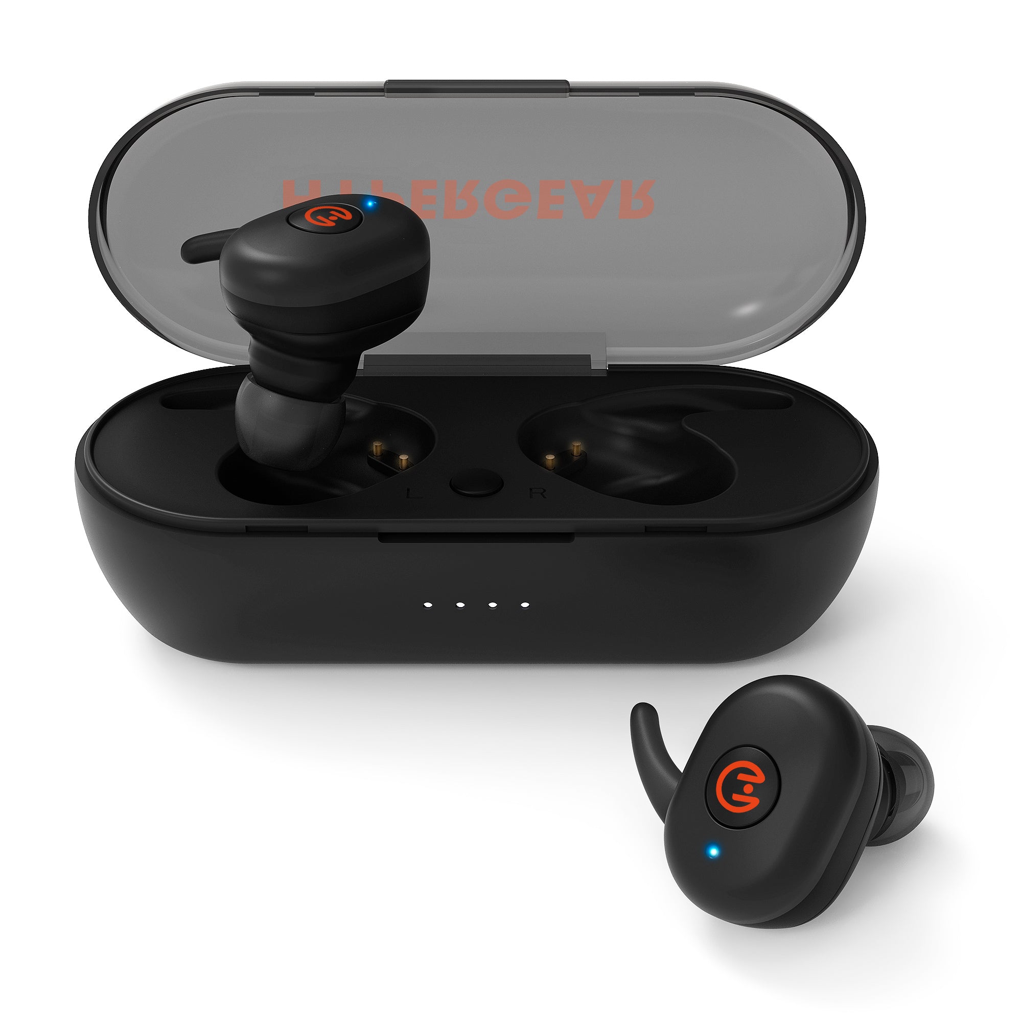 HyperGear Active True Wireless Earbuds- Bluetooth 5.0 with Charging Case