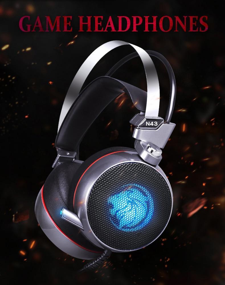 Stevvex N43 Pro Gaming Headset with Noise Isolation & HD Microphone