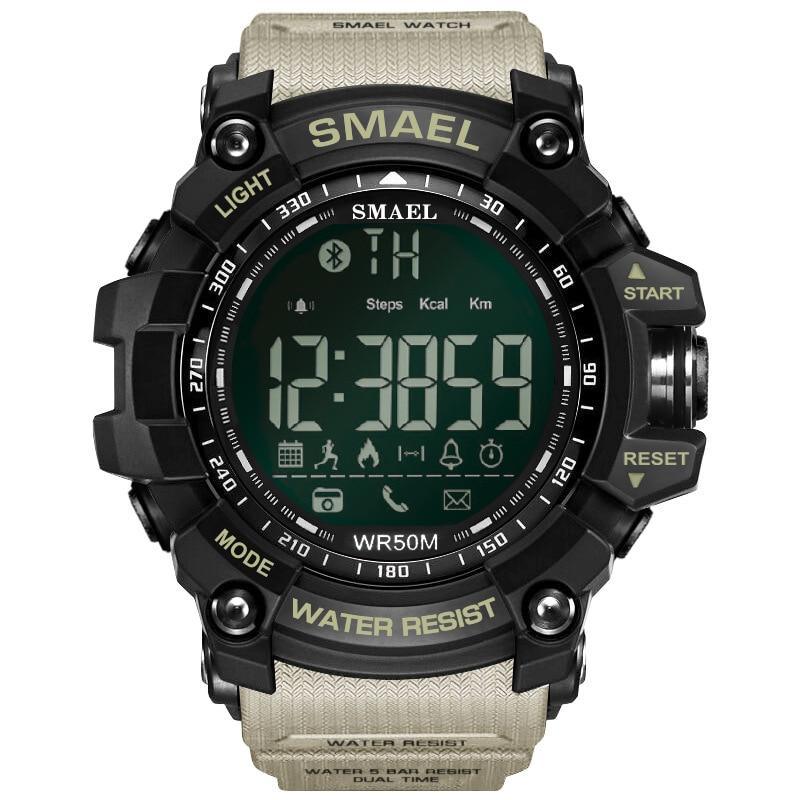 TacticSport Pro Military Smart Watch-50M Waterproof Fitness Tracker