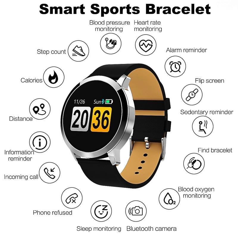Q8 PRO Smart Fitness Watch-Heart Rate Monitor & Activity Tracker