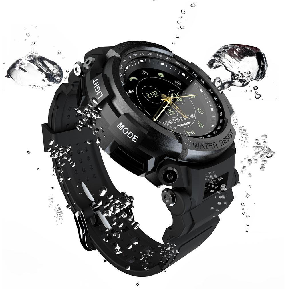 AquaFit Pro 5ATM Waterproof Smartwatch with Bluetooth Notifications