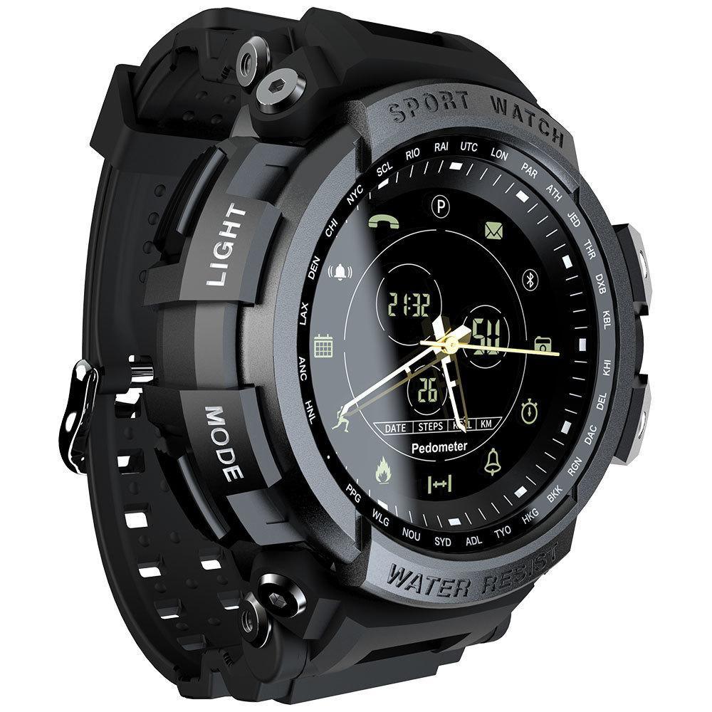 AquaFit Pro 5ATM Waterproof Smartwatch with Bluetooth Notifications