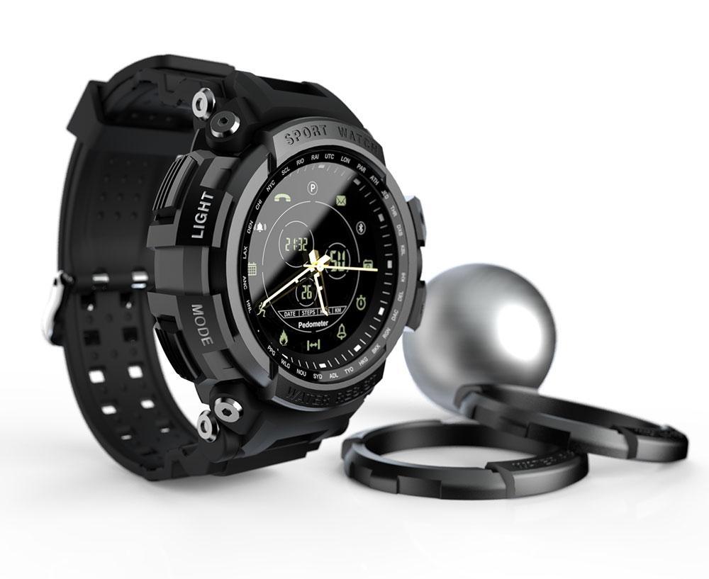 AquaFit Pro 5ATM Waterproof Smartwatch with Bluetooth Notifications