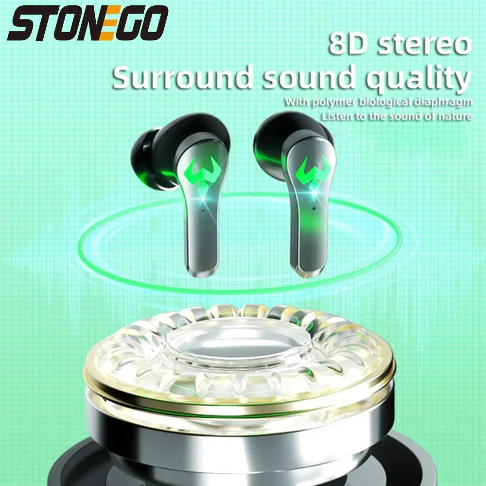 StoneGo Phantom TWS Gaming Earbuds with Active Noise Cancellation