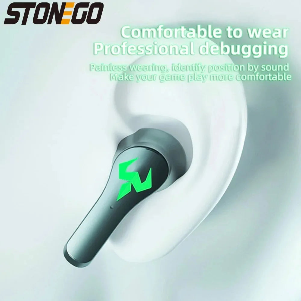 StoneGo Phantom TWS Gaming Earbuds with Active Noise Cancellation