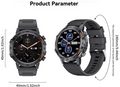 Bluetooth Smart Watch for Men (Black)