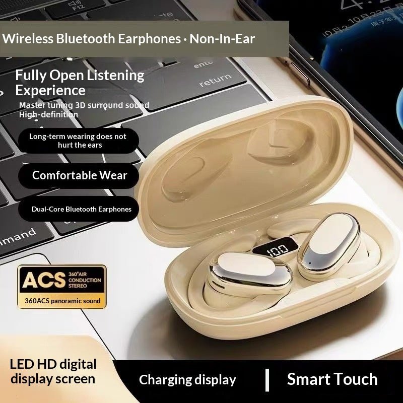 AirTune Pro Noise-Cancelling Wireless Earbuds with Digital Display - bys-store-3044800-396219