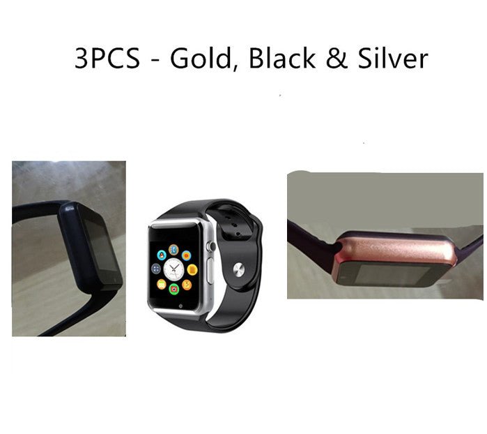 Cross-border A1 Smart Watch Bluetooth GSM Sim Phone Camera Android - bys-store-3044800-396219
