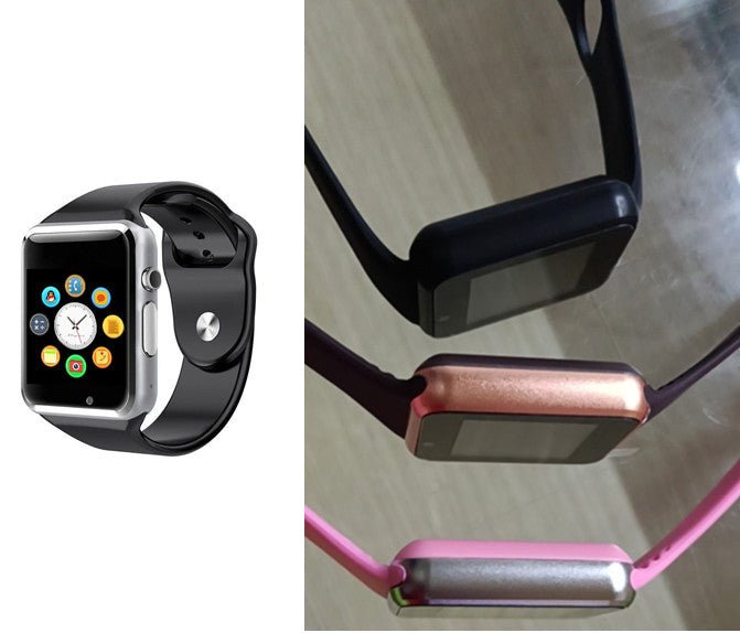 Cross-border A1 Smart Watch Bluetooth GSM Sim Phone Camera Android - bys-store-3044800-396219