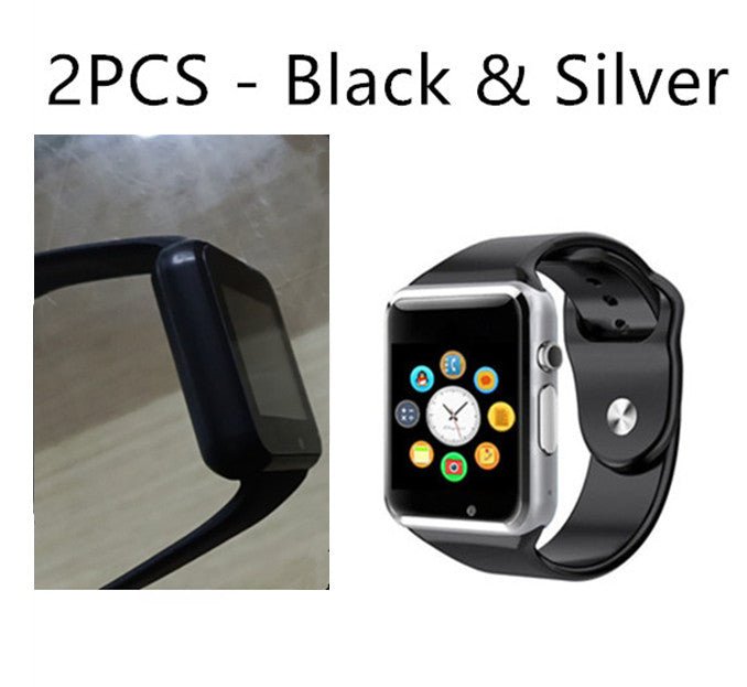 Cross-border A1 Smart Watch Bluetooth GSM Sim Phone Camera Android - bys-store-3044800-396219