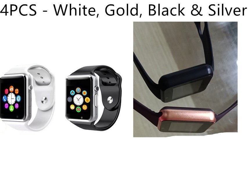 Cross-border A1 Smart Watch Bluetooth GSM Sim Phone Camera Android - bys-store-3044800-396219