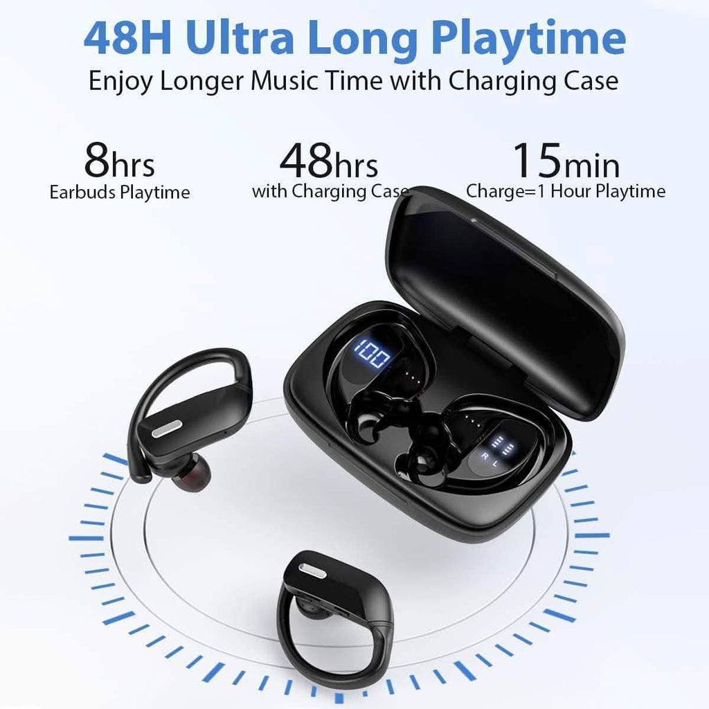 ActiveFIt Pro Sports Wireless Earbuds with 48 Hour Battery Life